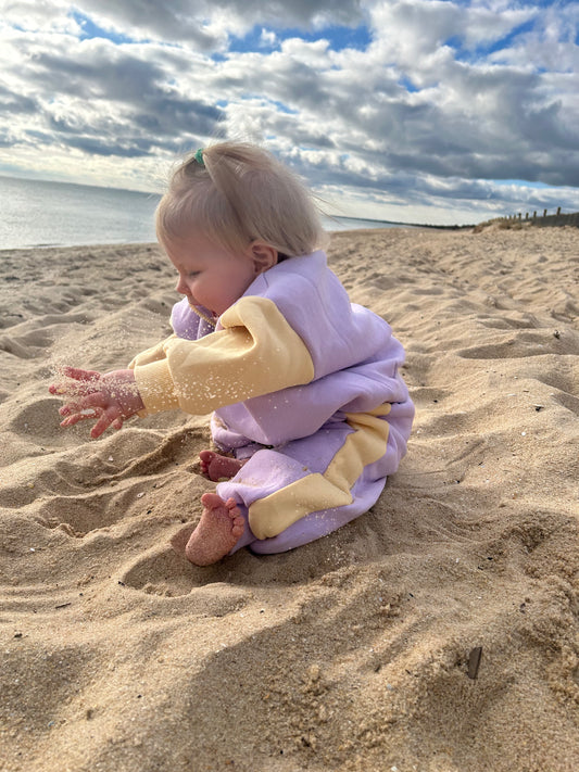 Oversized Tracksuit Set - Lilac Lemon