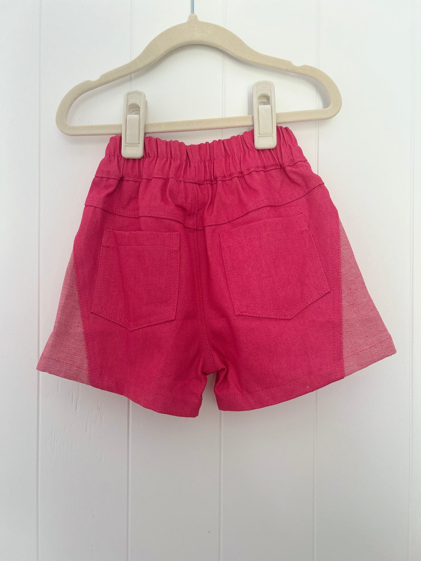 Denim Two Toned Shorts