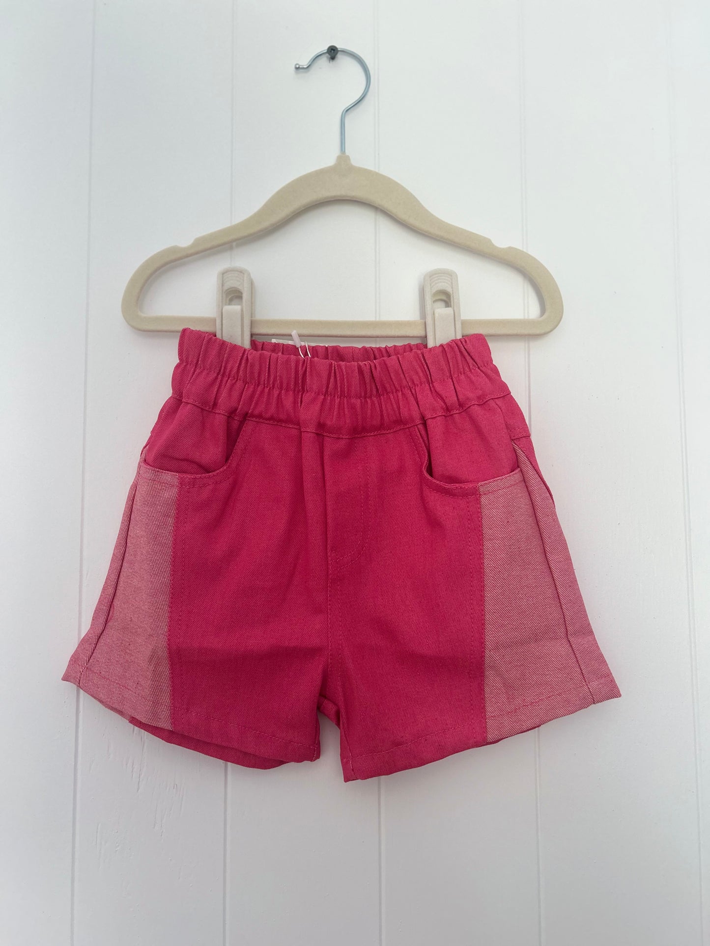 Denim Two Toned Shorts