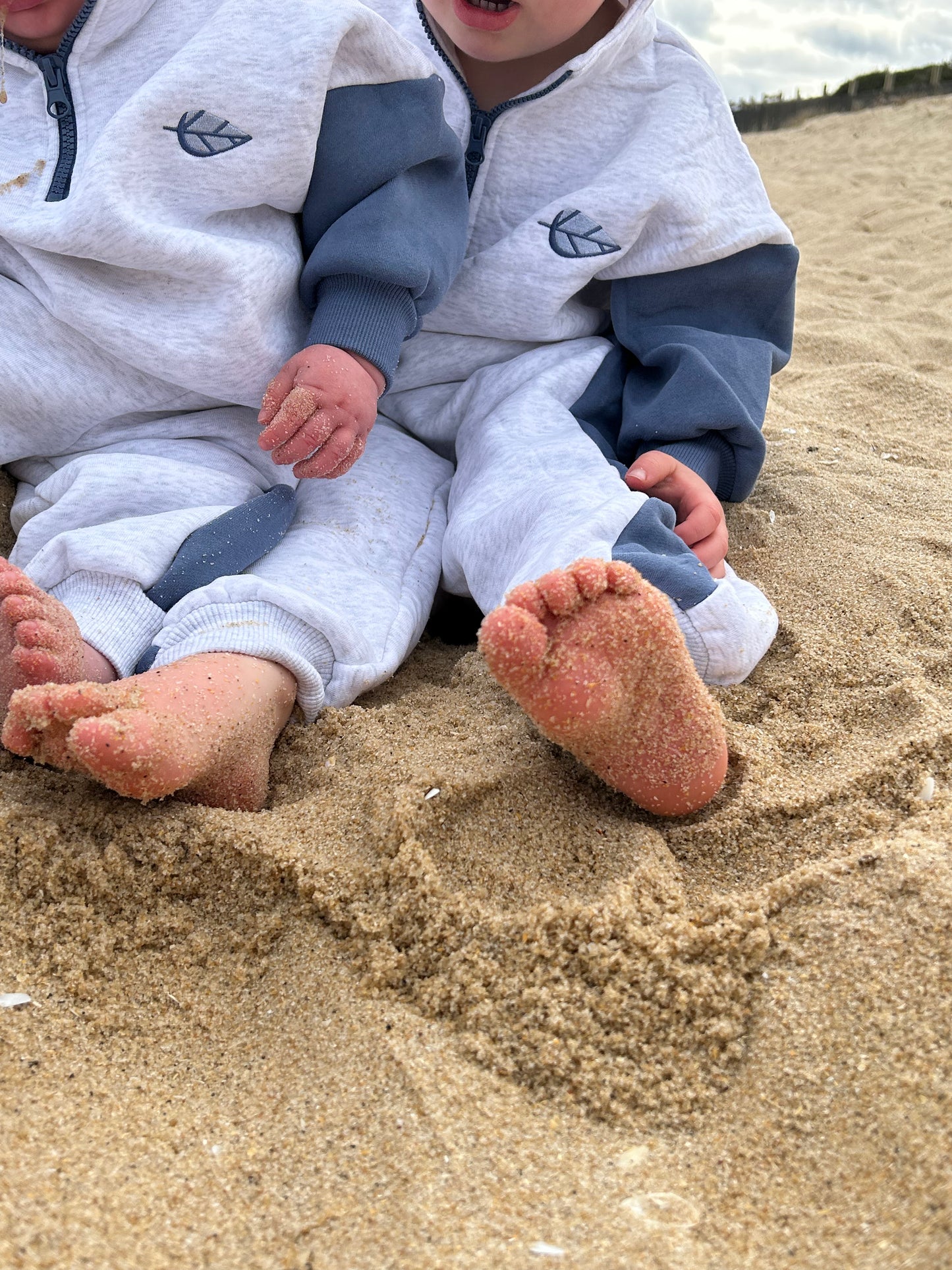 Oversized Tracksuit Set - Coastal Grey