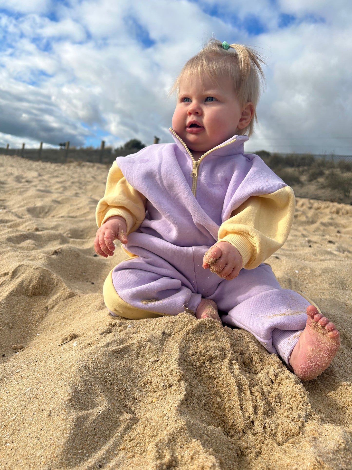 Oversized Tracksuit Set - Lilac Lemon