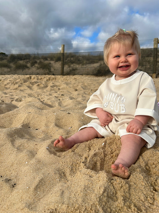 Stretch Romper - Cream